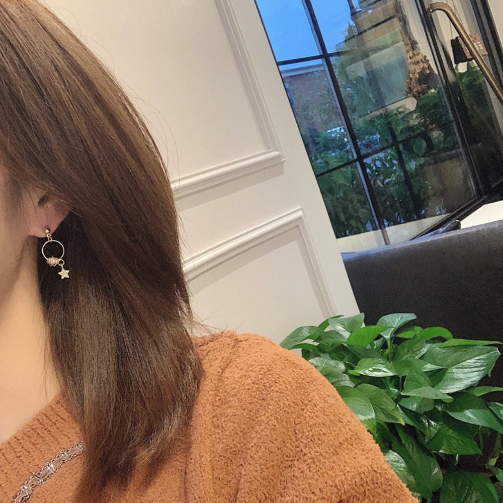 💙Spring with Star Sterling Silver Posts - Picture 7 of 10